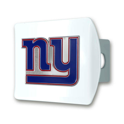 NFL - New York Giants Color on White Hitch Cover
