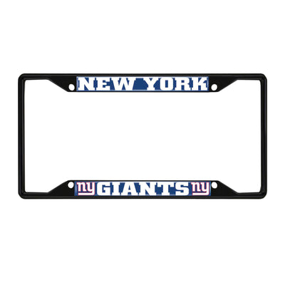 NFL - New York Giants Black License Plate Frame