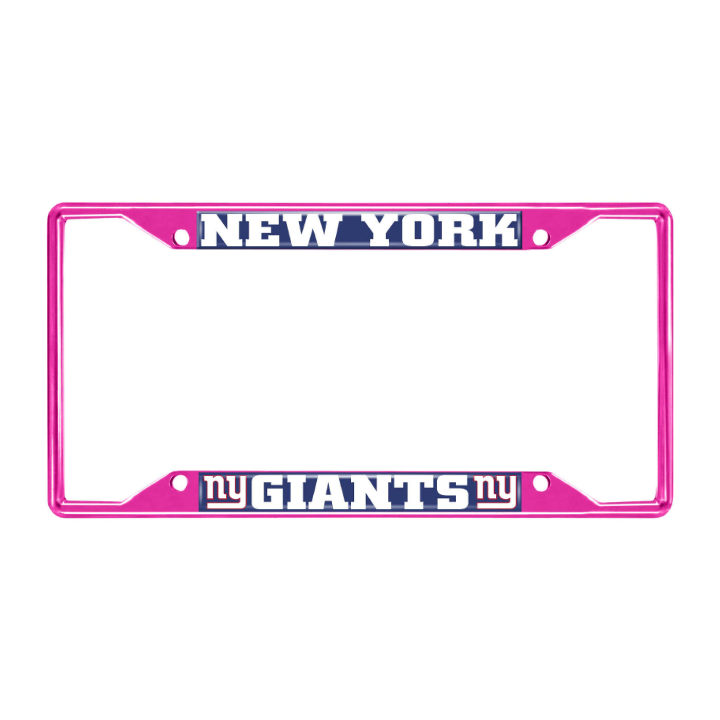 NFL - New York Giants-Pink License Plate Frame