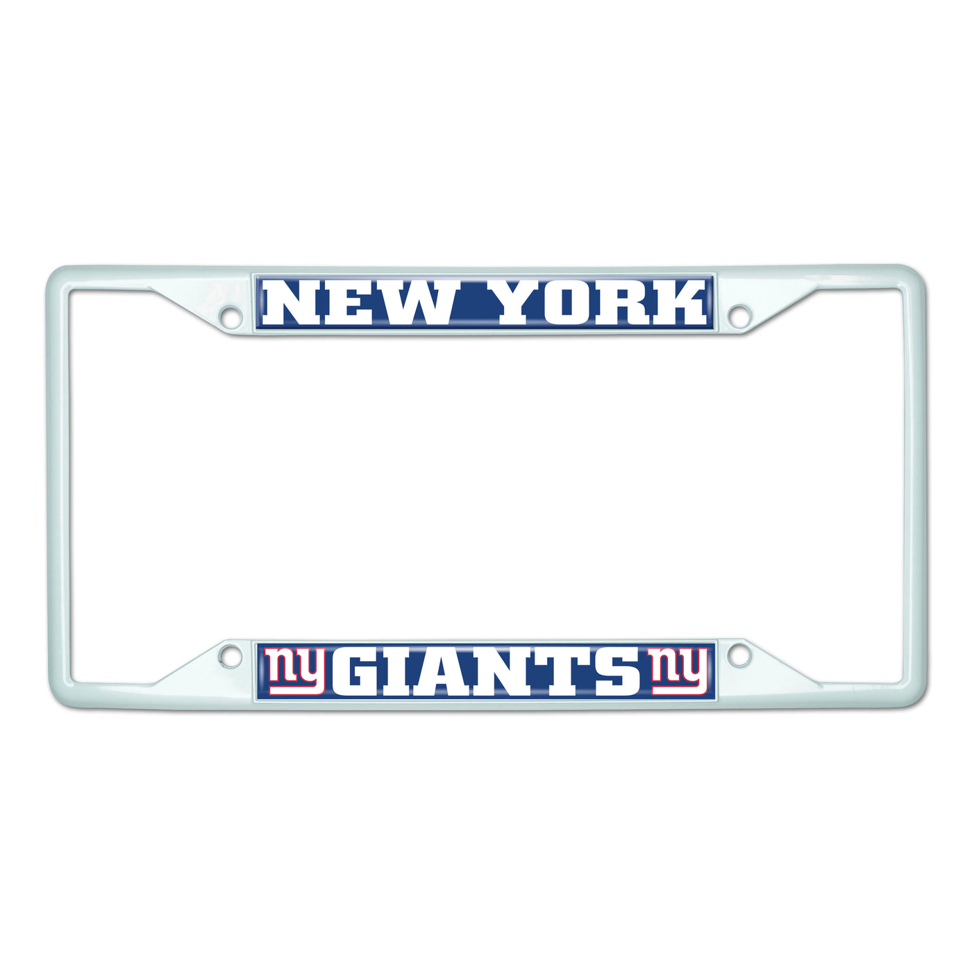 NFL - New York Giants-White License Plate Frame