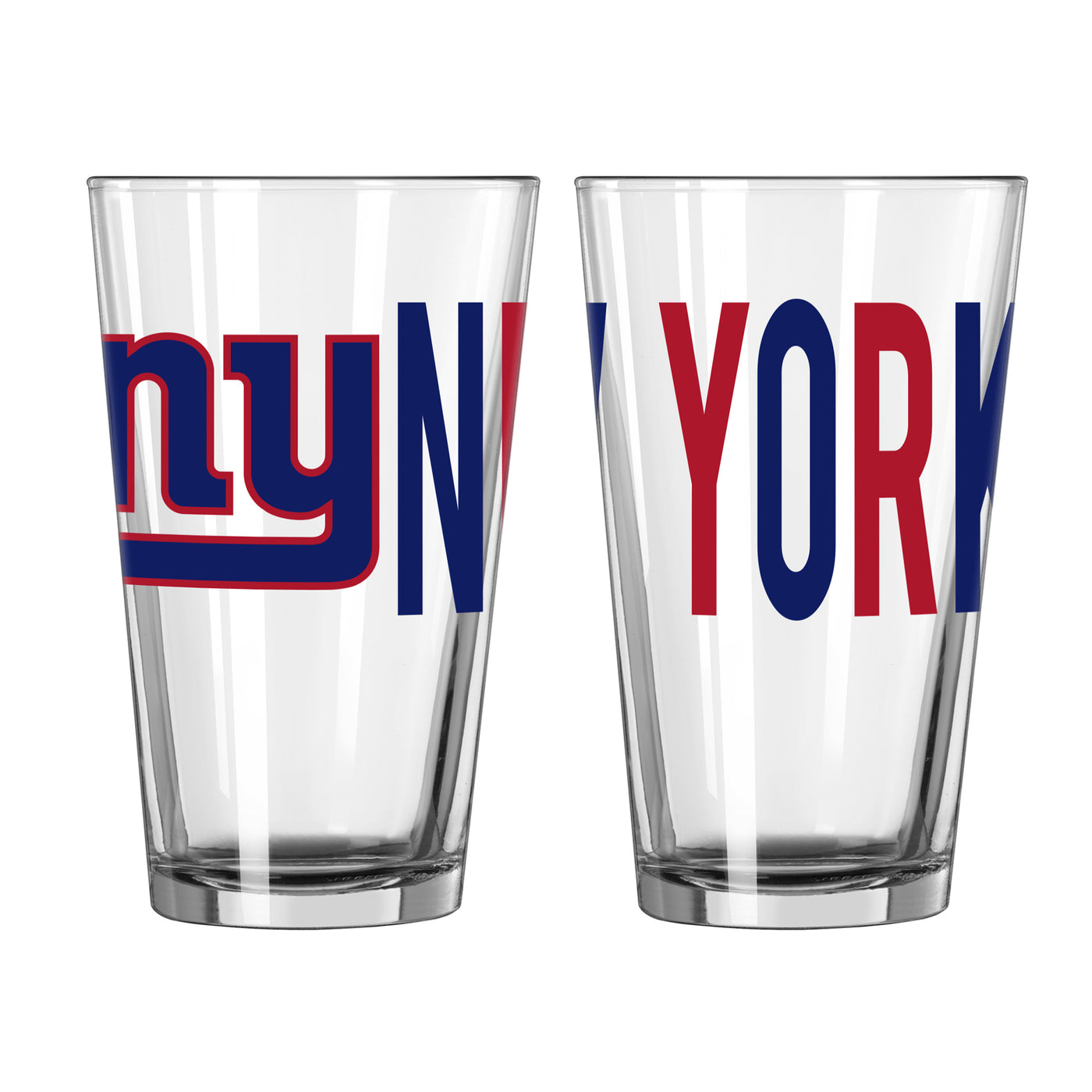New York Giants 16oz Overtime Pint Glass - Logo Brands