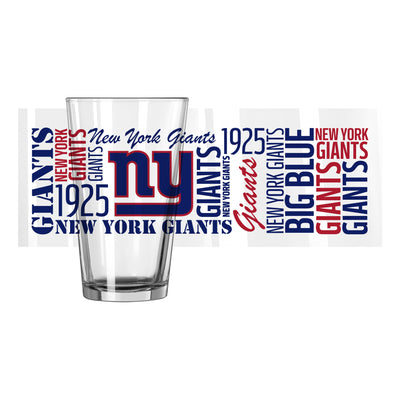 New York Giants 16oz Spirit Pint Glass