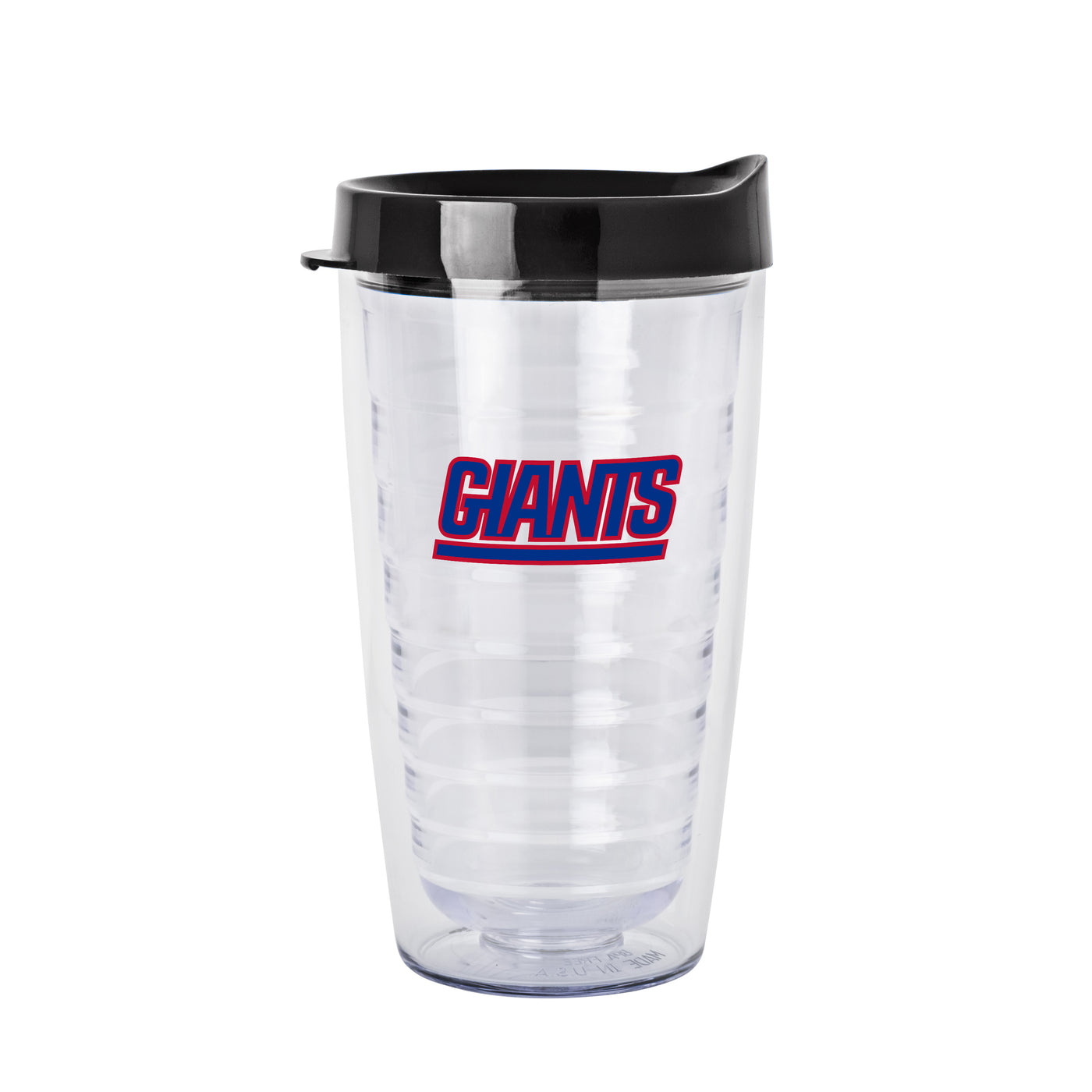 New York Giants 16oz Flipside Dbl Wall Clear Tumbler