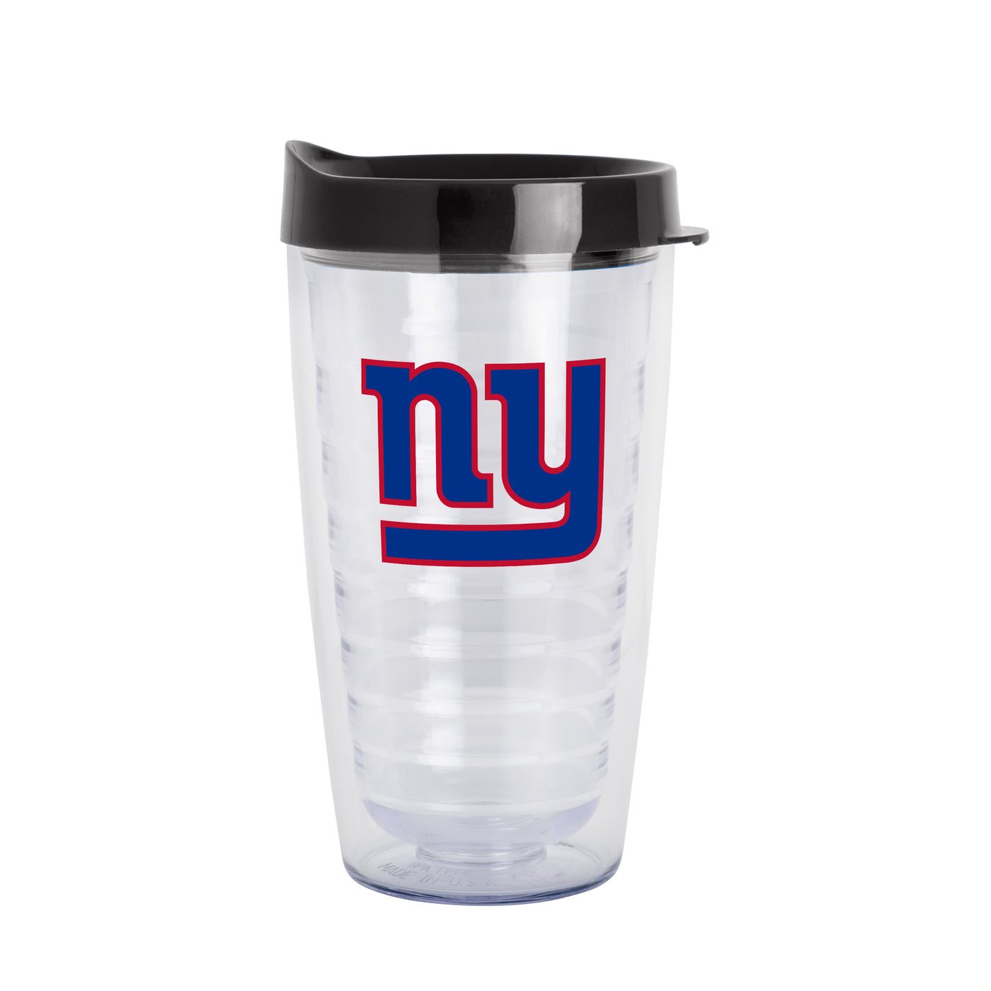 New York Giants 16oz Flipside Dbl Wall Clear Tumbler