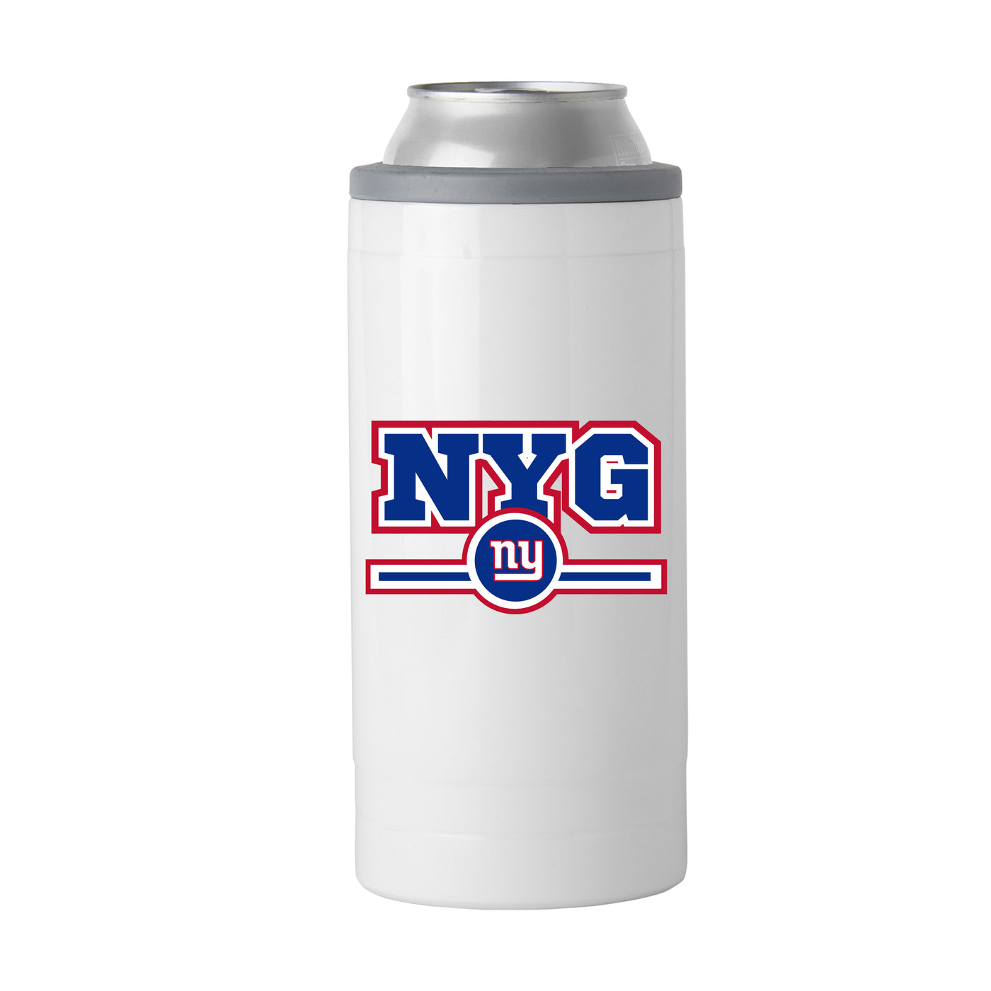 New York Giants Letterman 12 oz Slim Can Coolie