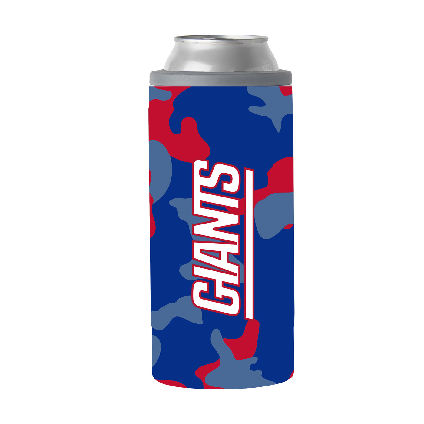 New York Giants Camo Swagger 12oz Slim Can Coolie