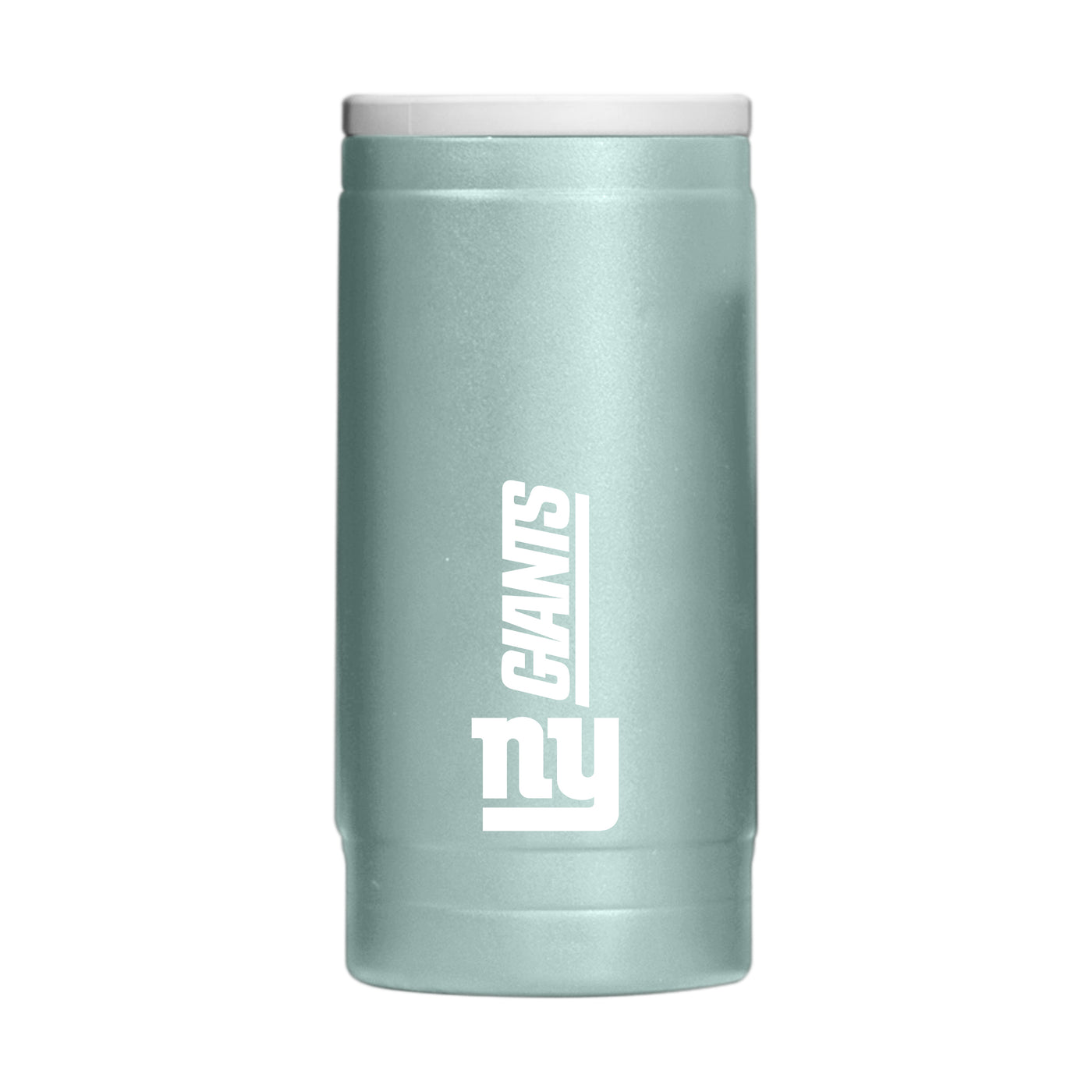 NY Giants  Vertical Powder Coat Slim Can Coolie