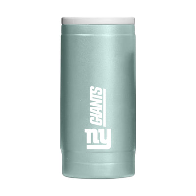 NY Giants  Vertical Powder Coat Slim Can Coolie