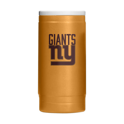 NY Giants  Huddle Powder Coat Slim Can Coolie