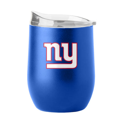 New York Giants 16oz Flipside Powder Coat Curved Beverage - Logo Brands
