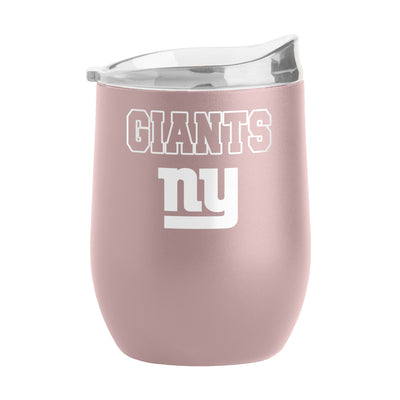 NY Giants 16oz Stencil Powder Coat Curved Beverage