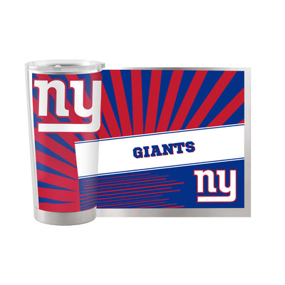 New York Giants 20oz Mascot Stainless Steel Tumbler