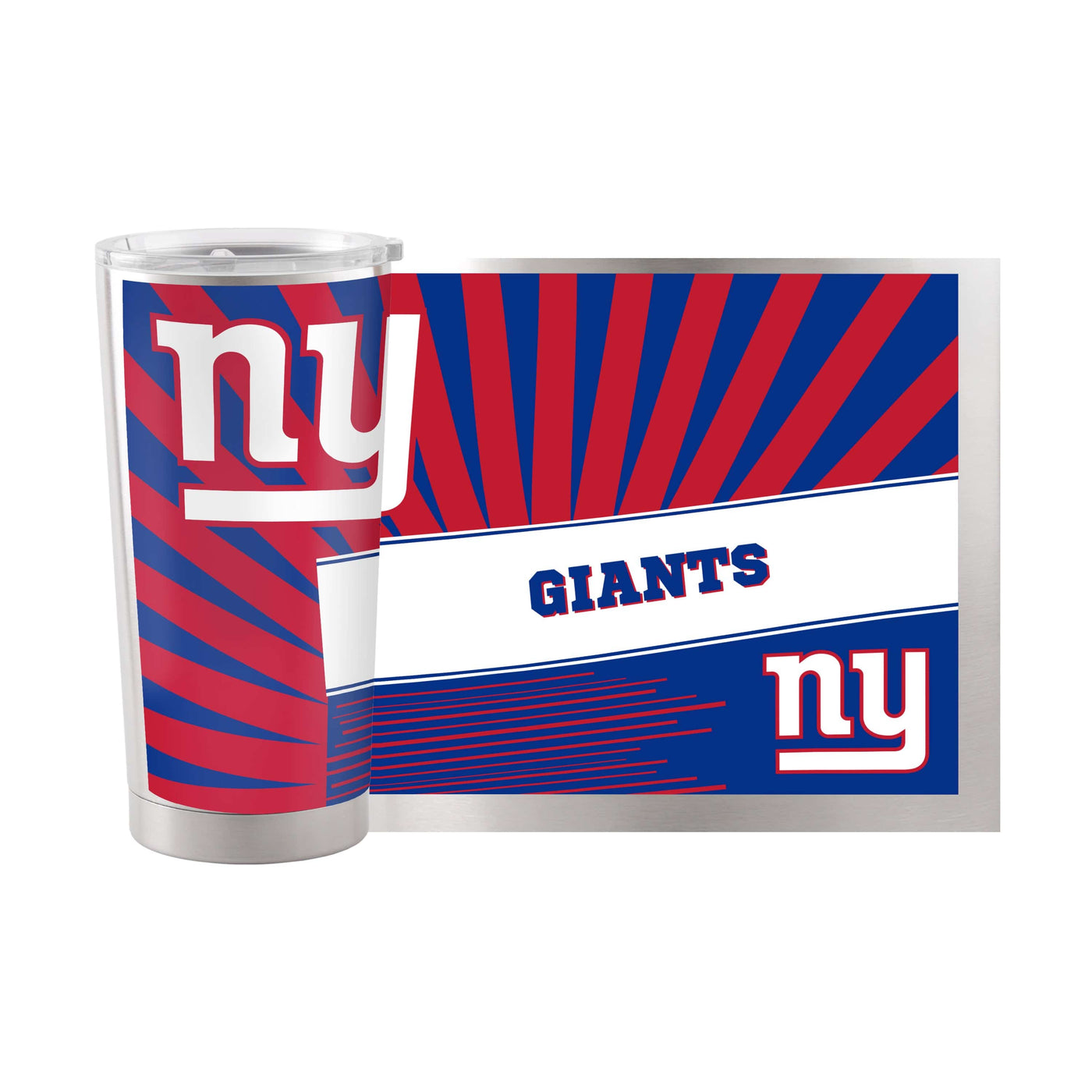 New York Giants 20oz Mascot Stainless Steel Tumbler - Logo Brands