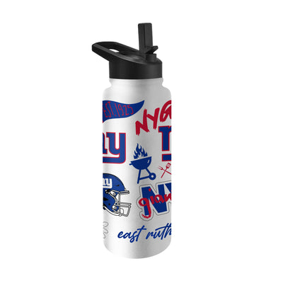 NY Giants 34oz Native Quencher Bottle