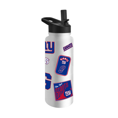 New York Giants White 34oz Dream Weave Quencher Bottle