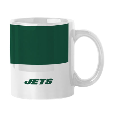 New York Jets 11oz Colorblock Sublimated Mug - Logo Brands