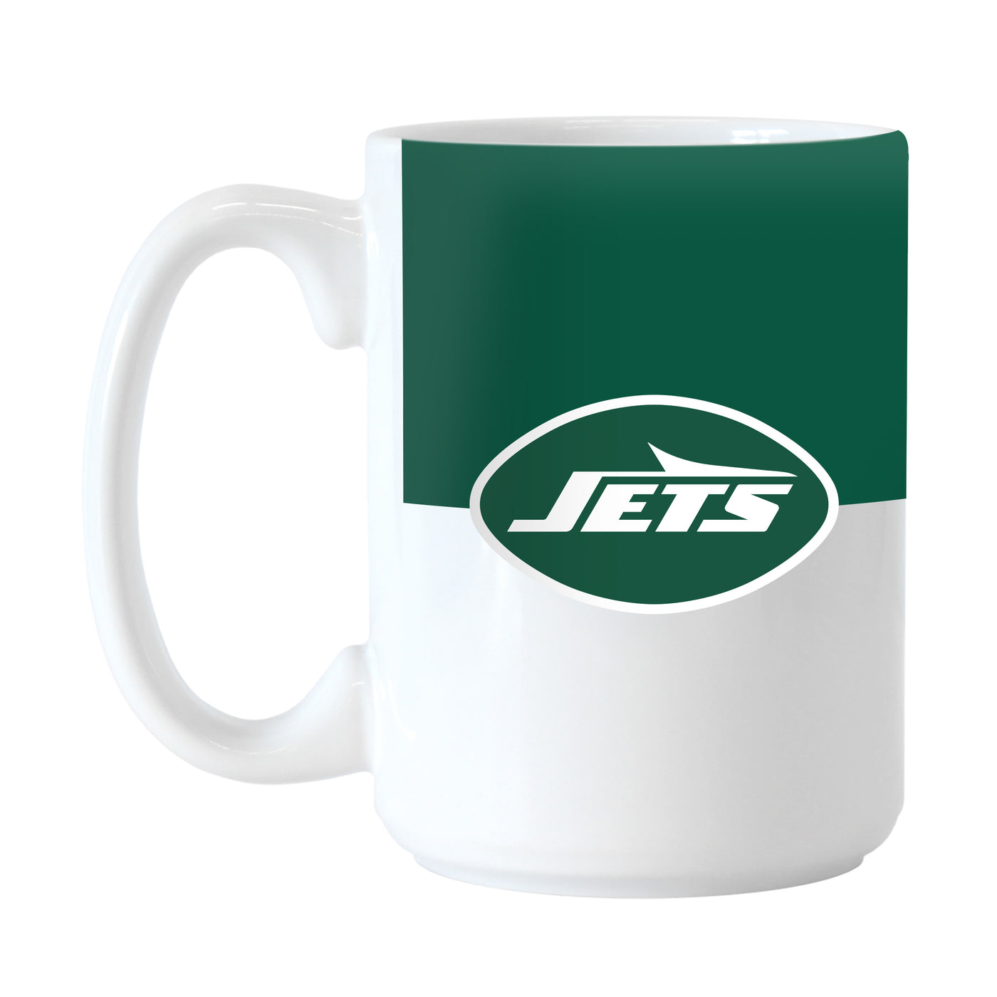 New York Jets 15oz Colorblock Sublimated Mug