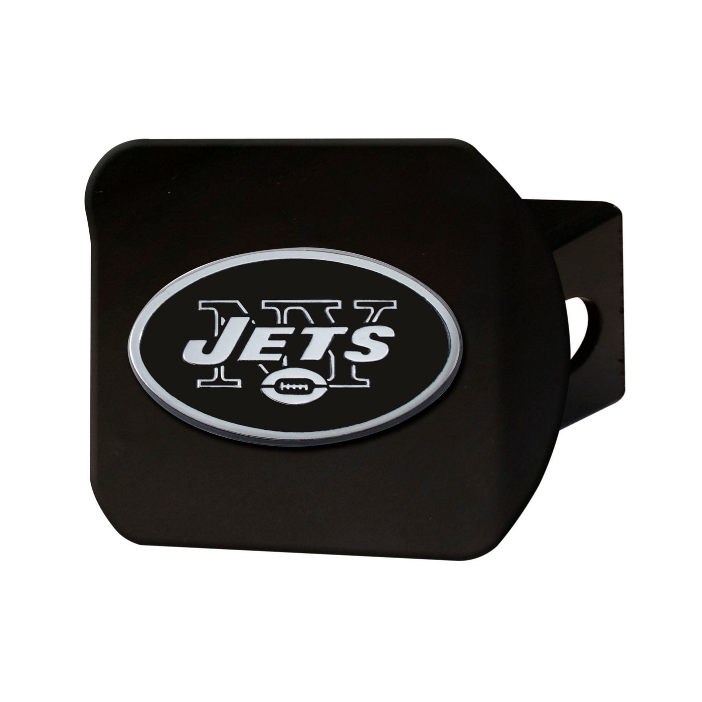 NFL - New York Jets Chrome on Black Hitch Cover