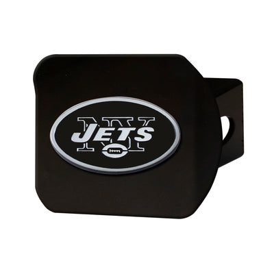 NFL - New York Jets Chrome on Black Hitch Cover