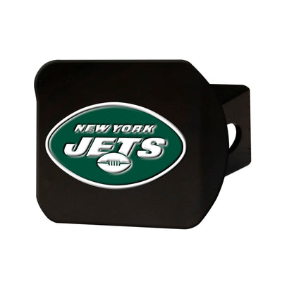NFL - New York Jets Color on Black Hitch Cover