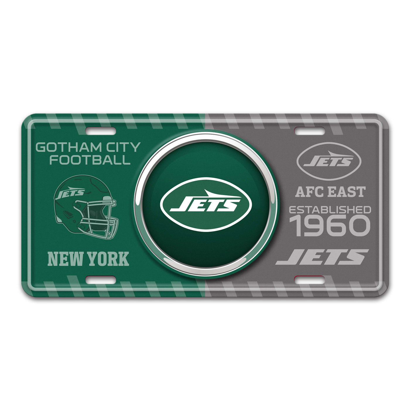 NFL - New York Jets Embossed Metal License Plate