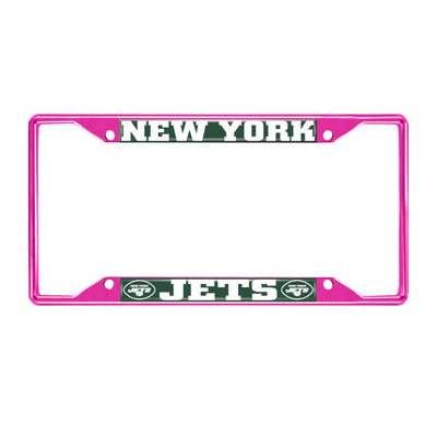 NFL - New York Jets-Pink License Plate Frame
