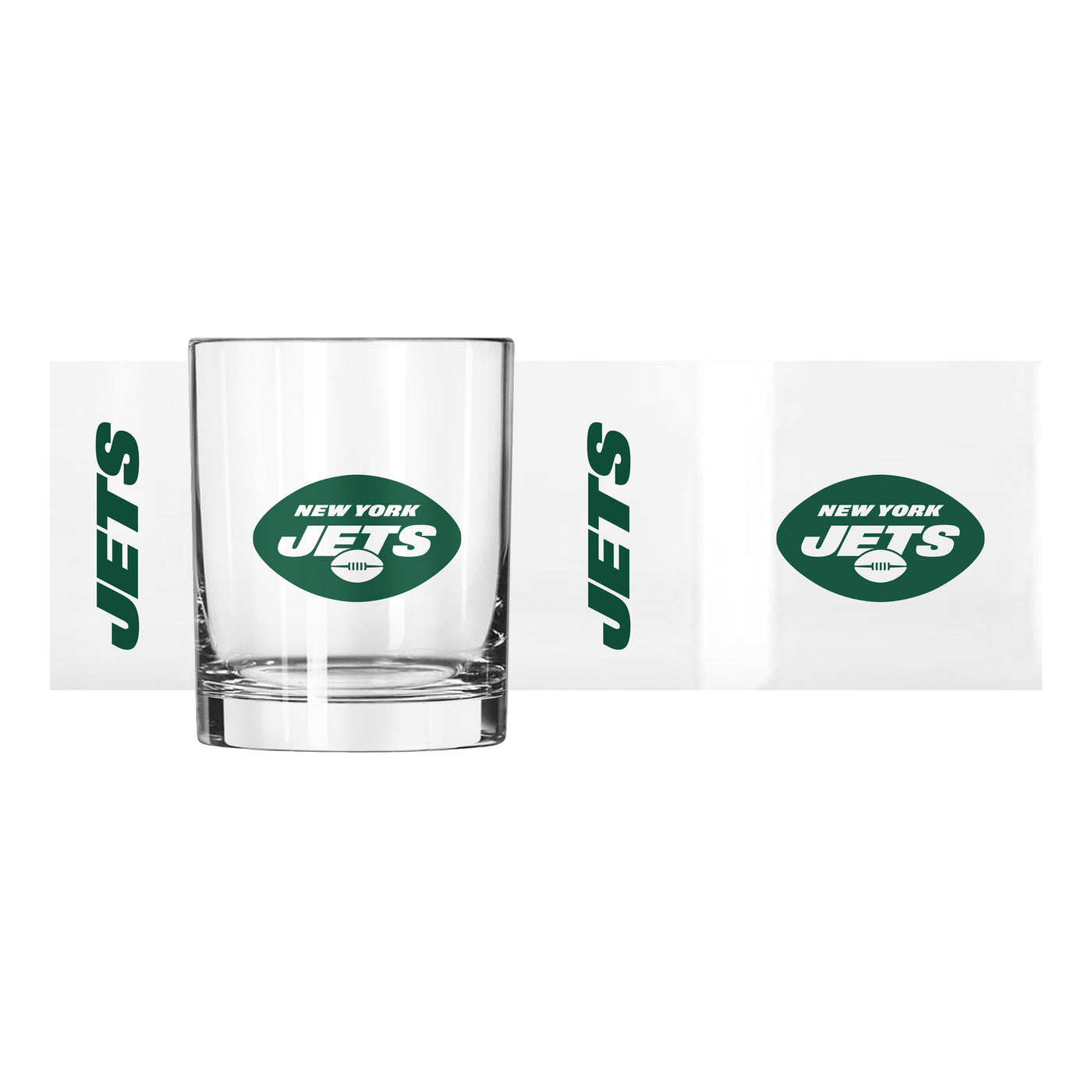 New York Jets 14oz Gameday Rocks Glass