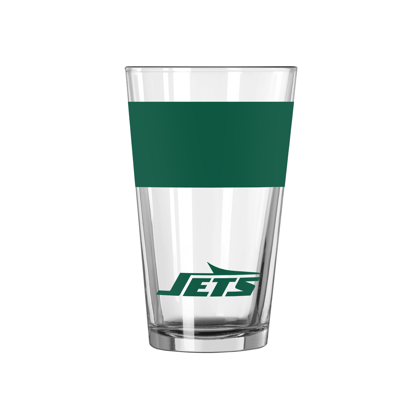 New York Jets 16oz Colorblock Pint Glass - Logo Brands