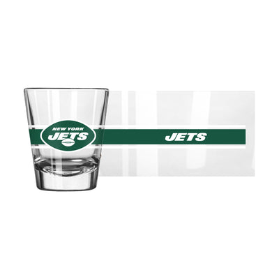 New York Jets 2oz Stripe Shot Glass