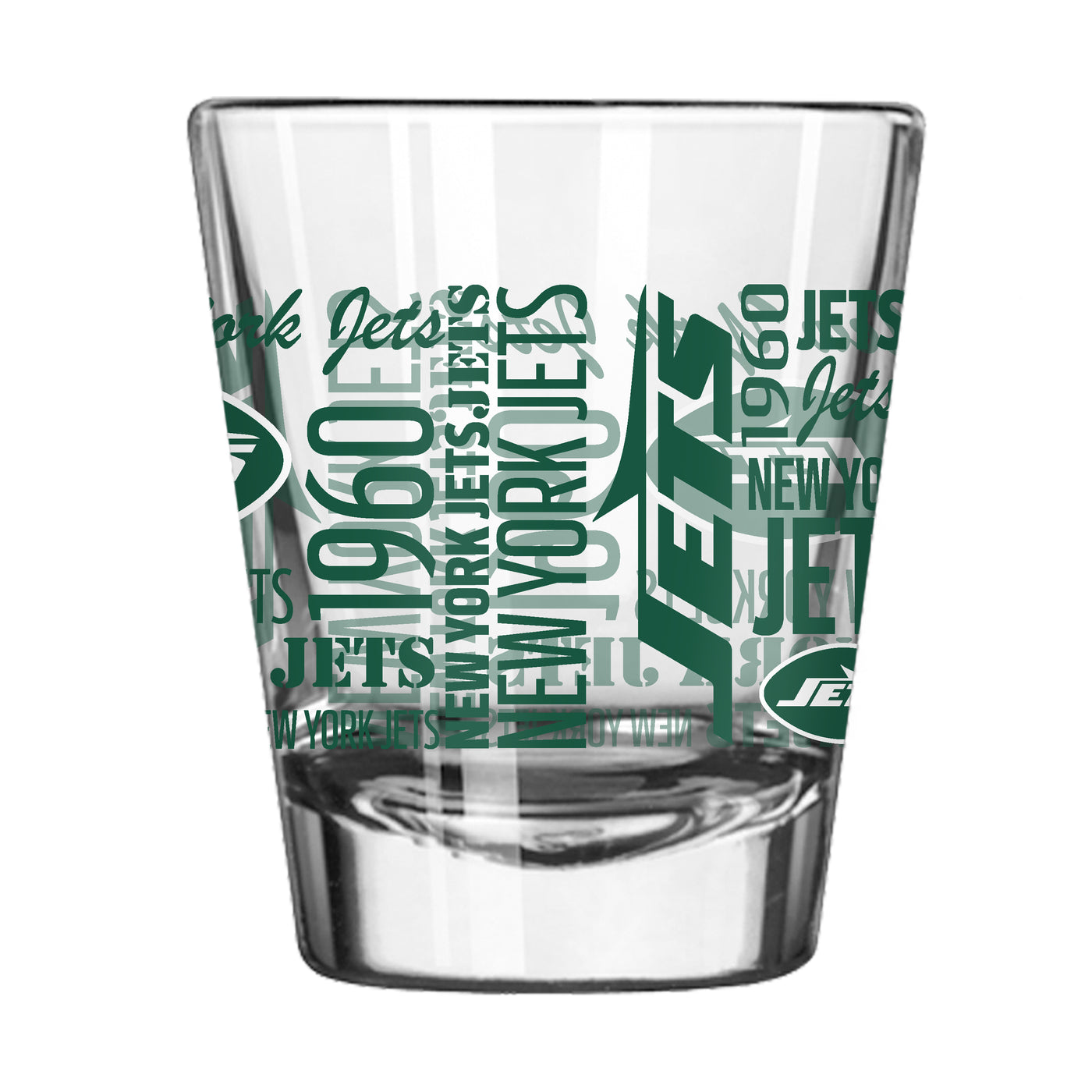 NY Jets 2oz Spirit Shot Glass