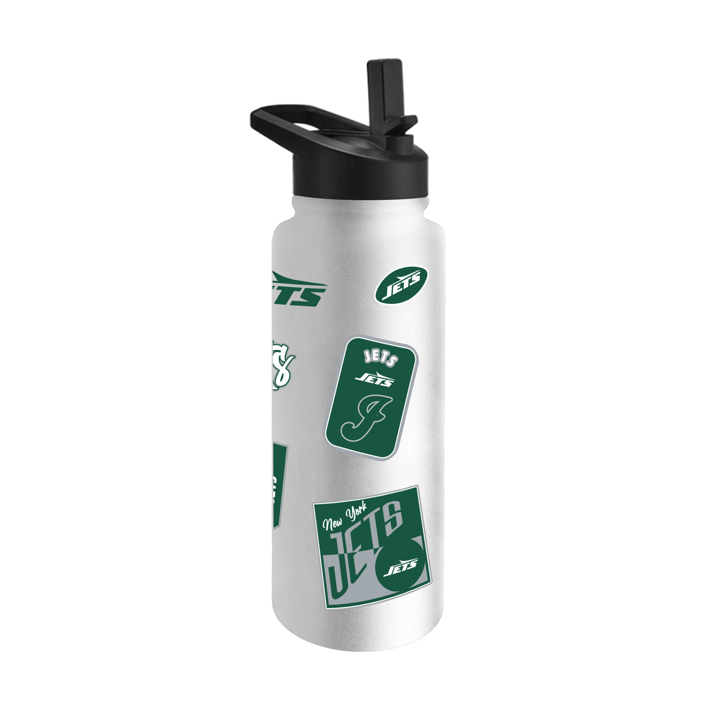 New York Jets White 34oz Dream Weave Quencher Bottle