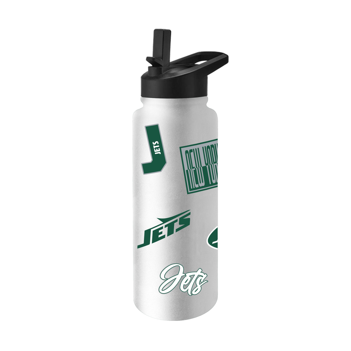 New York Jets White 34oz Dream Weave Quencher Bottle