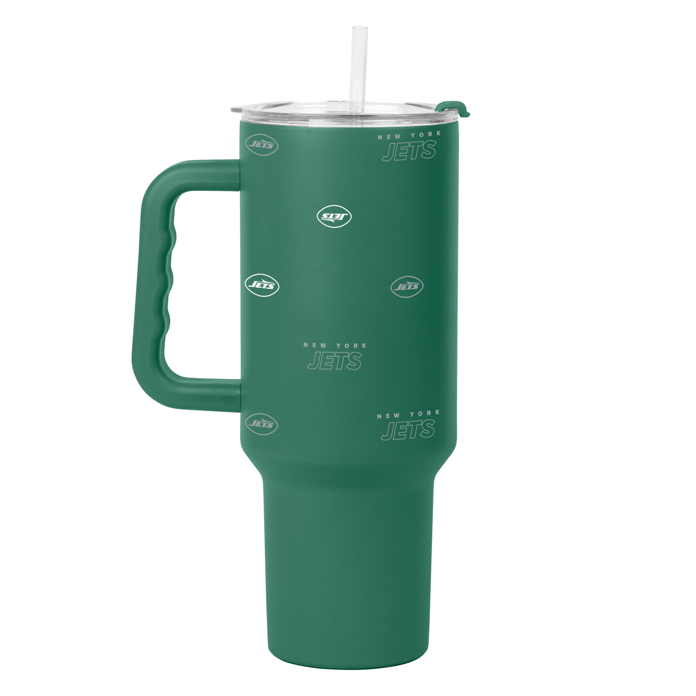 New York Jets 40oz Step And Repeat Powder Coat Tumbler