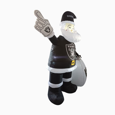 Las Vegas Raiders Santa Claus Yard Inflatable - Logo Brands