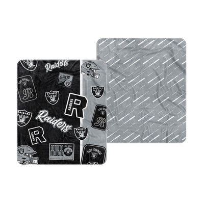 Las Vegas Raiders Dream Weave Throw 50x60