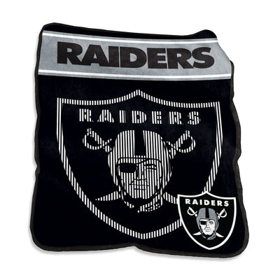 Las Vegas Raiders 60x80 Raschel Throw - Logo Brands
