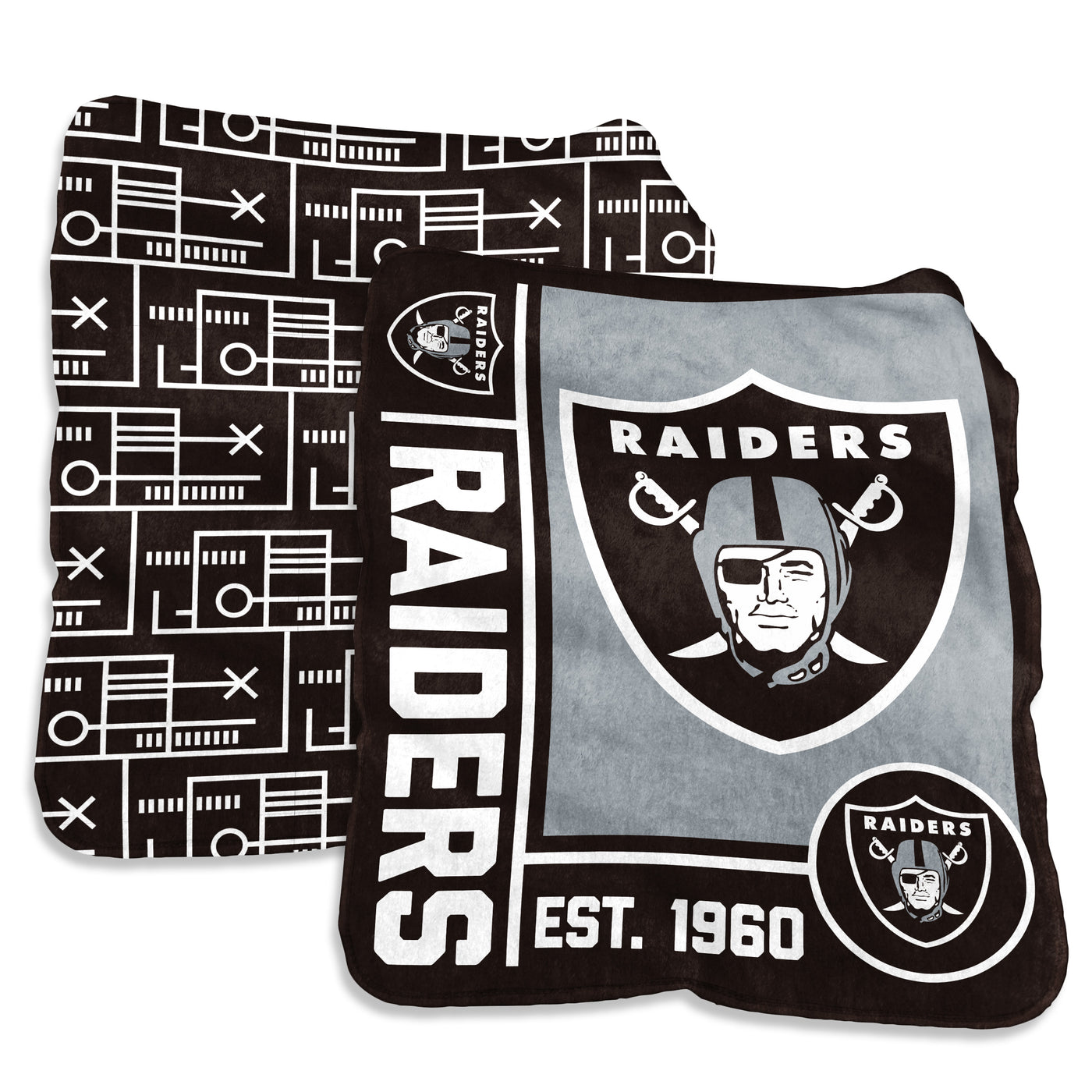 Las Vegas Raiders 60x70 Super Plush Blanket - Logo Brands