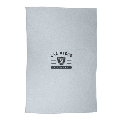 Las Vegas Raiders Gray Sublimated Sweatshirt Blanket