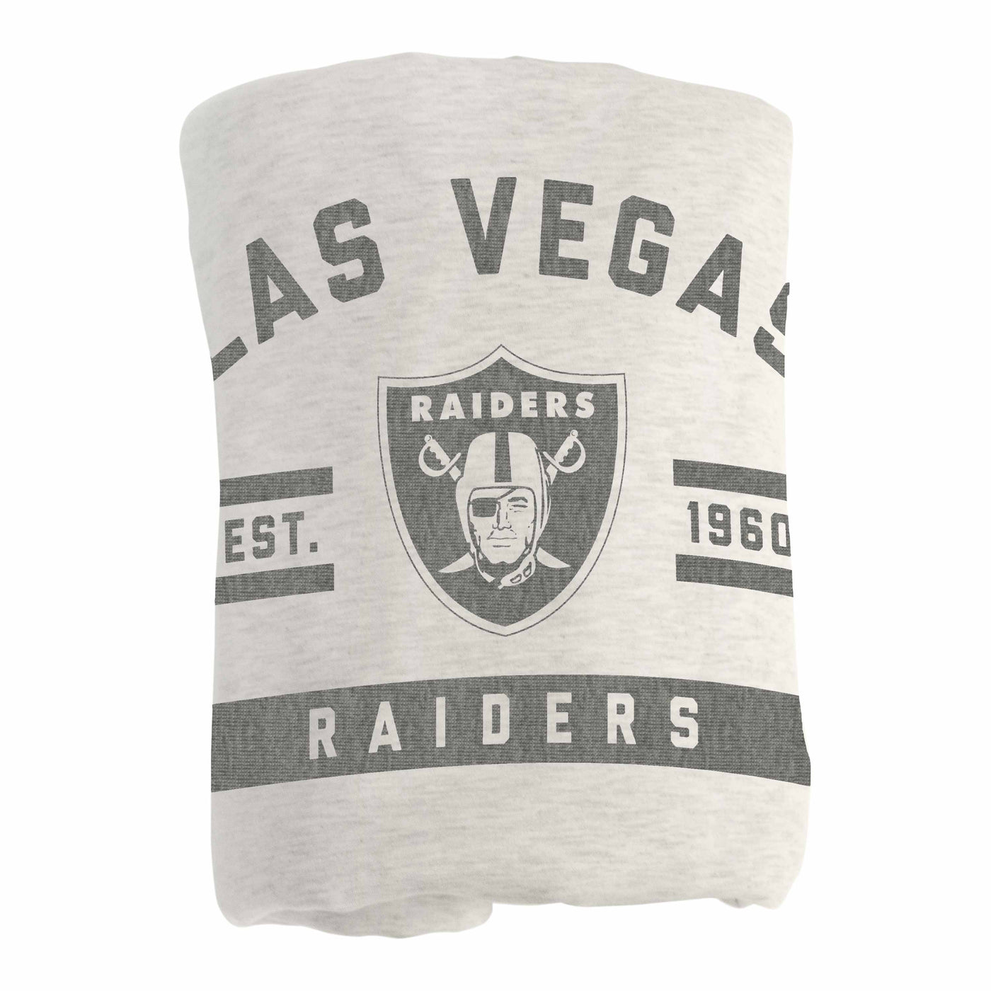 Las Vegas Raiders Oatmeal Sweatshirt Blanket