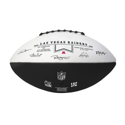 Las Vegas Raiders Autograph Signature Football
