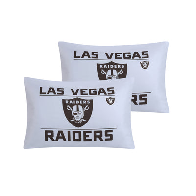 Las Vegas Raiders Command Comforter Set Full/Queen - Logo Brands