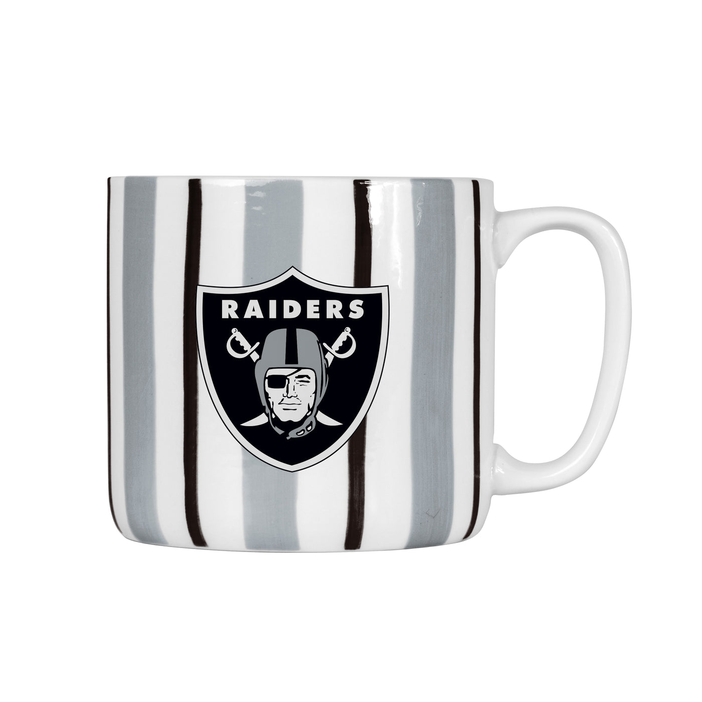 Las Vegas Raiders 16oz Brushstroke Stripe Mug