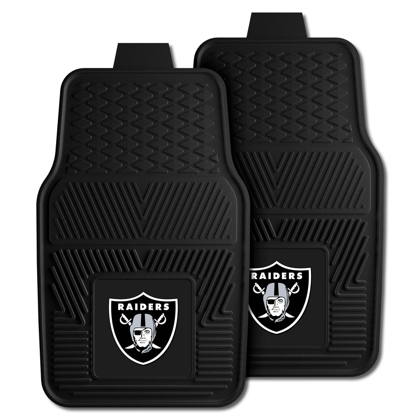 NFL - Las Vegas Raiders 2-pc Vinyl Car Mat Set