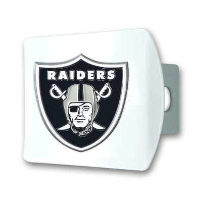 NFL - Las Vegas Raiders Color on white Hitch Cover