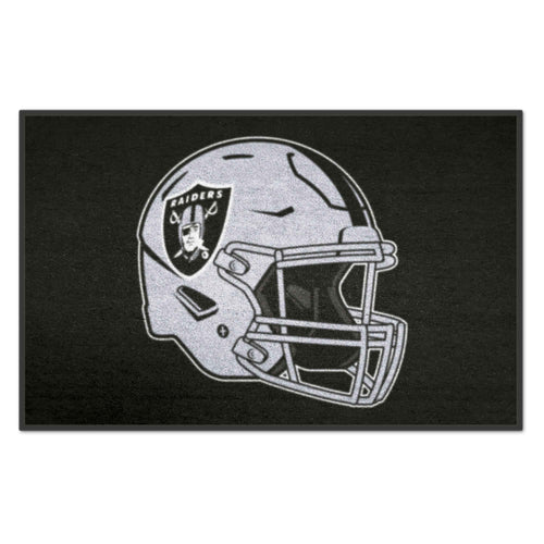 NFL Las Vegas Raiders starter mat with team logo and design, made by Logo Brands, suitable for fans and game rooms.