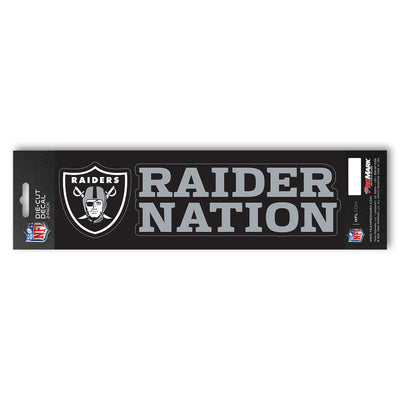 NFL - Las Vegas Raiders Team Slogan Decal