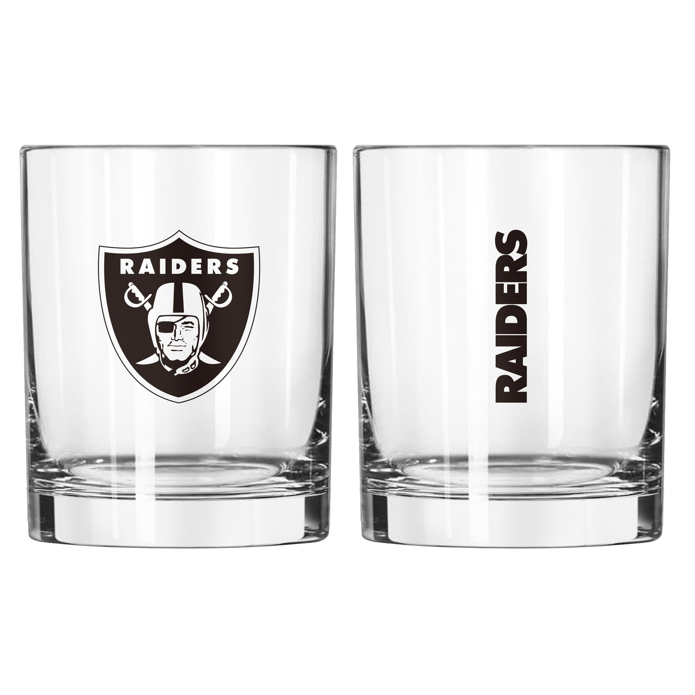 Las Vegas Raiders 14oz Gameday Rocks Glass