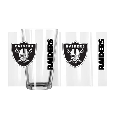 Las Vegas Raiders 16oz "Raiders" Gameday Pint Glass