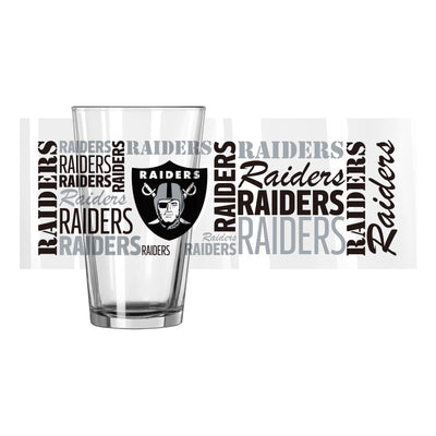 Las Vegas Raiders 16oz Spirit Pint Glass
