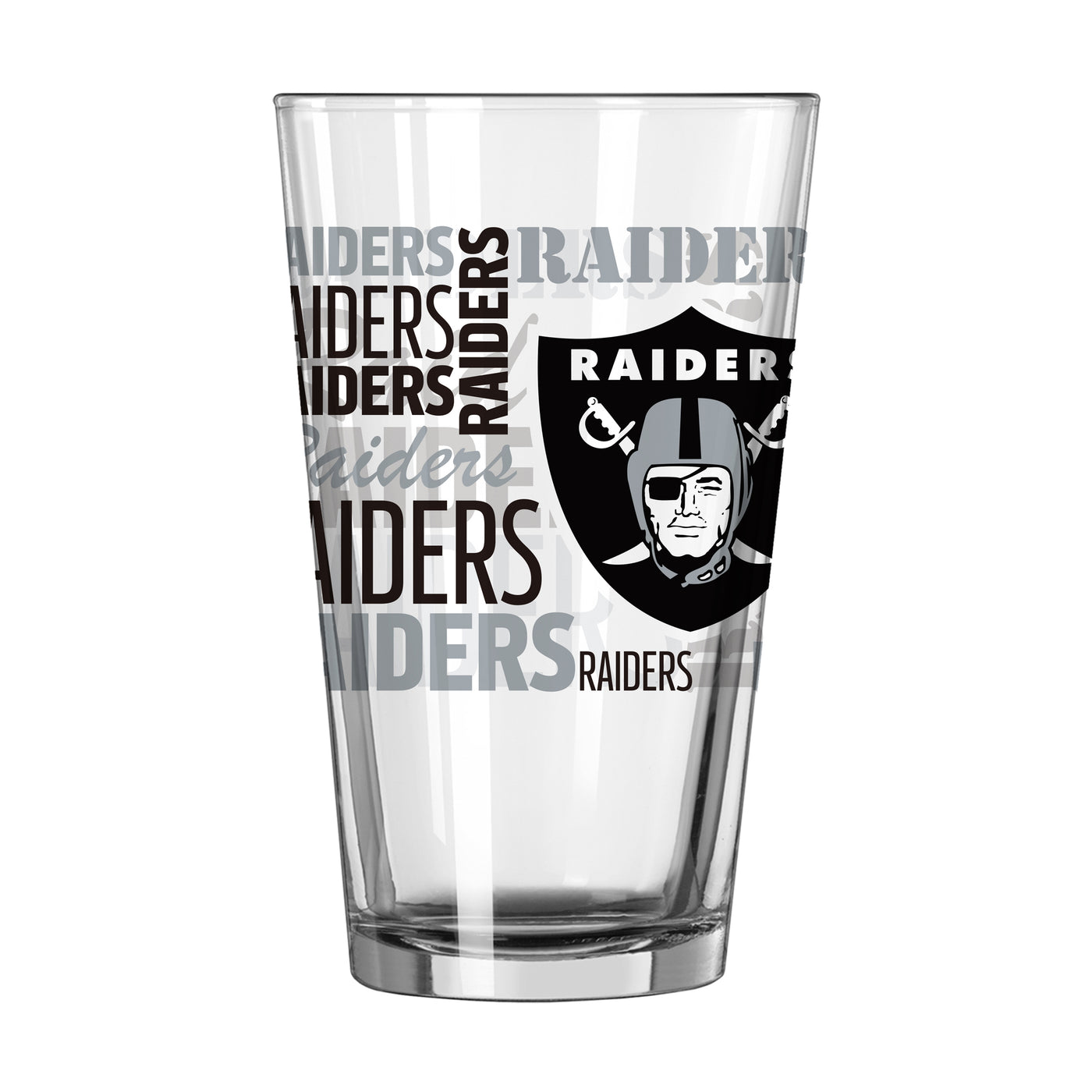 Las Vegas Raiders 16oz Spirit Pint Glass